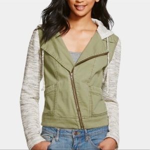 Olive Mossimo Green Jean Jacket